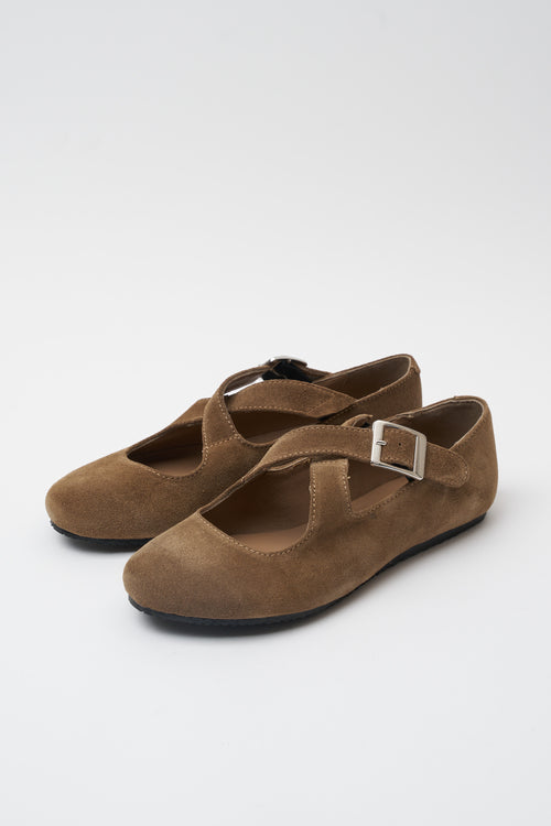 Tre Emme Ballerina Taupe Donna - 2