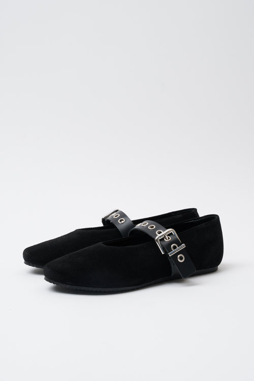 Tre Emme Ballerina Nero Donna - 2