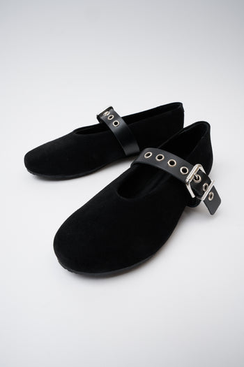 Tre Emme Ballerina Nero Donna - 5