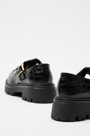 Tre Emme Mocassino Nero/bordeaux Donna - 6