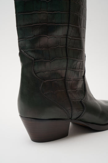Tre Emme Stivaletto Verde/cocco Donna - 4