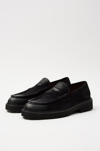 Tre Emme Mocassino Dark Blu Fume Uomo - 4