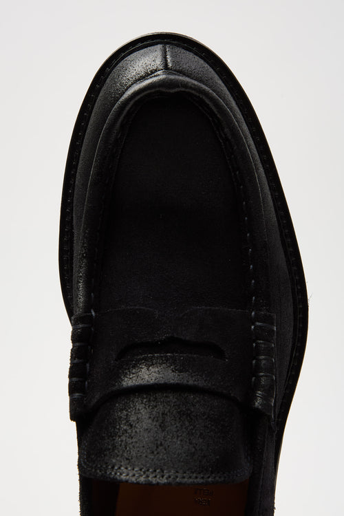 Tre Emme Mocassino Dark Blu Fume Uomo