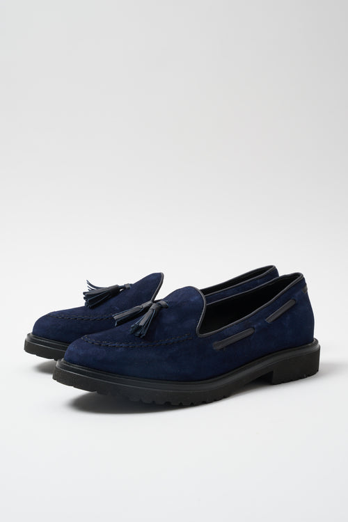 Tre Emme Mocassino Blu Donna - 2