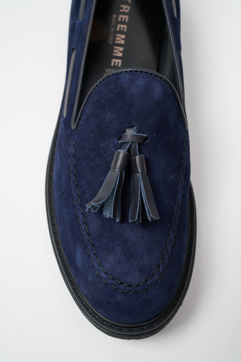 Tre Emme Mocassino Blu Donna - 3