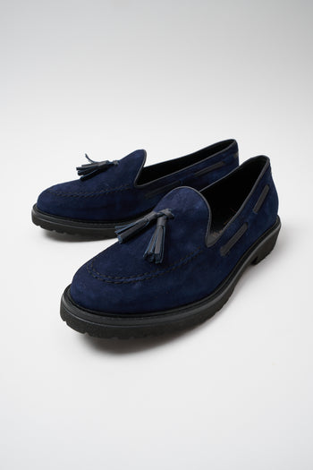 Tre Emme Mocassino Blu Donna - 5