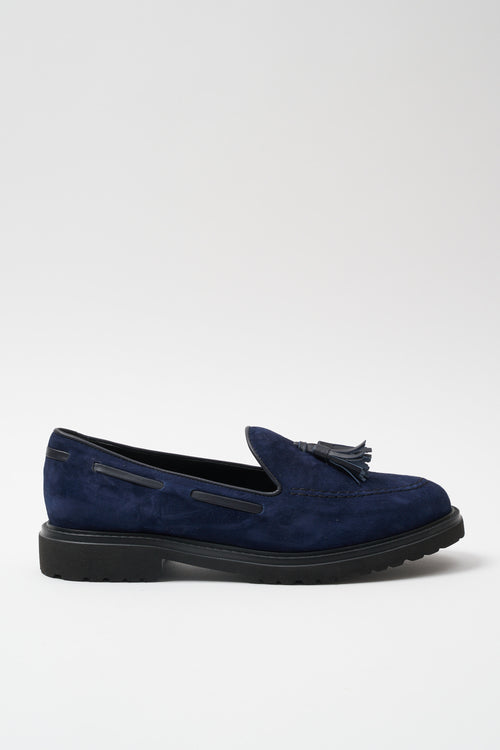 Tre Emme Mocassino Blu Donna