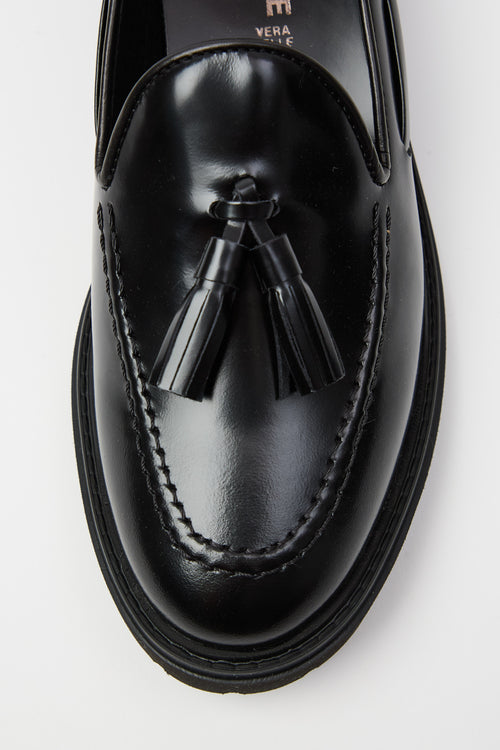 Tre Emme Mocassino Nero Donna