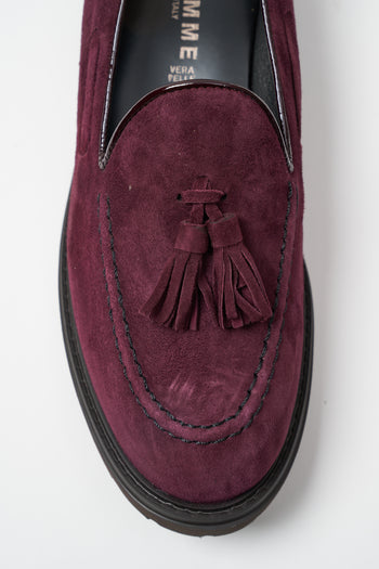 Tre Emme Mocassino Vino Donna - 3