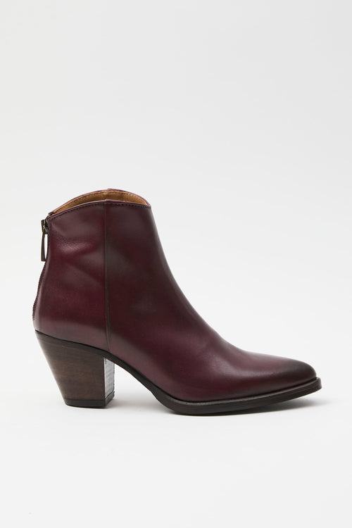 Tre Emme Stivaletto Bordeaux Donna - 2