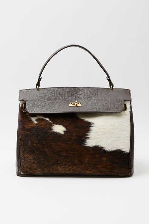 Tre Emme Borsa Moro+mucca Donna
