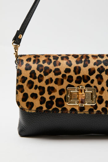 Tre Emme Borsa Nero/leopardato Piccolo Donna - 4