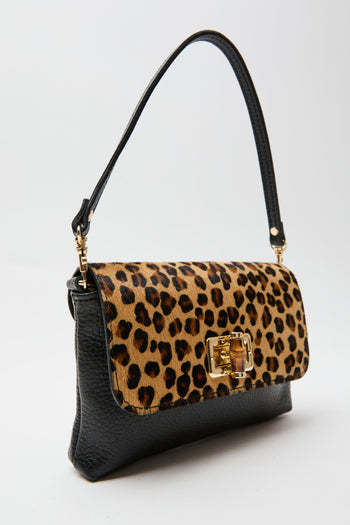 Tre Emme Borsa Nero/leopardato Piccolo Donna - 5