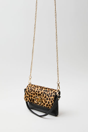 Tre Emme Borsa Nero/leopardato Piccolo Donna - 6