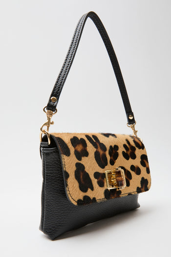 Tre Emme Borsa Nero/leopardato Donna - 5