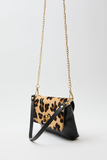 Tre Emme Borsa Nero/leopardato Donna - 6