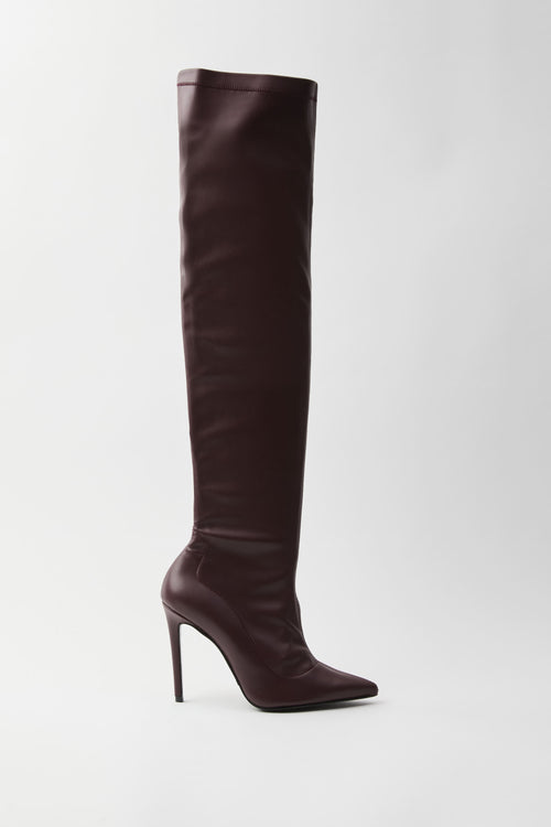 Tre Emme Stivale Bordeaux Donna
