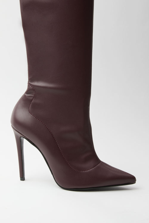 Tre Emme Stivale Bordeaux Donna - 2