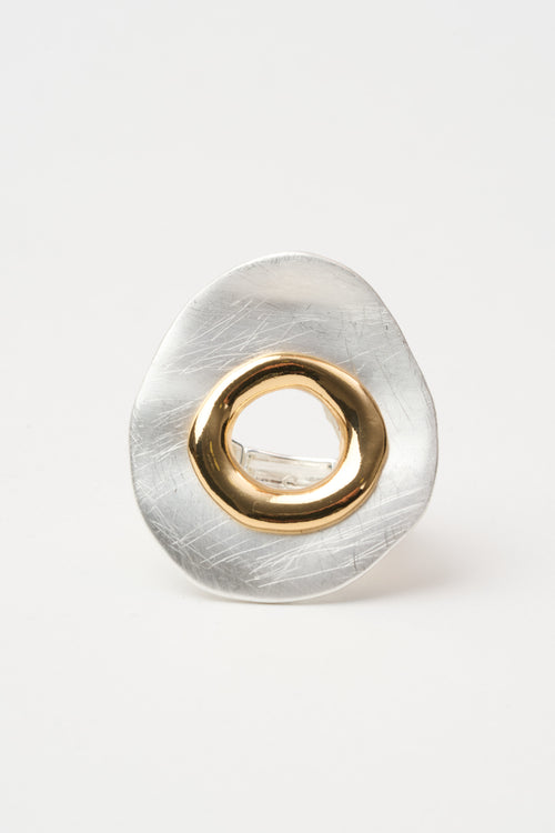 Tre Emme Anelli Argento Oro Buco Donna - 2