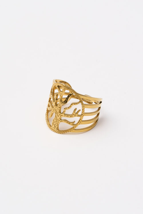 Tre Emme Anelli Oro Albero Vita Donna