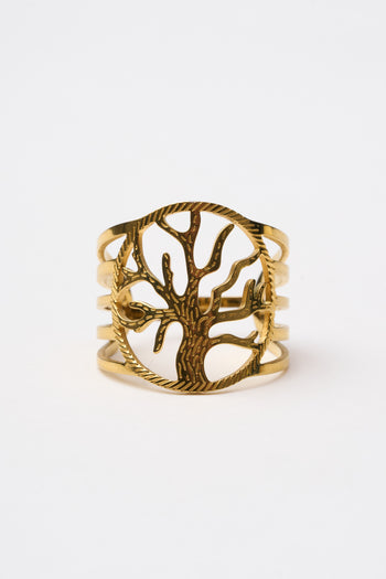 Tre Emme Anelli Oro Albero Vita Donna - 3