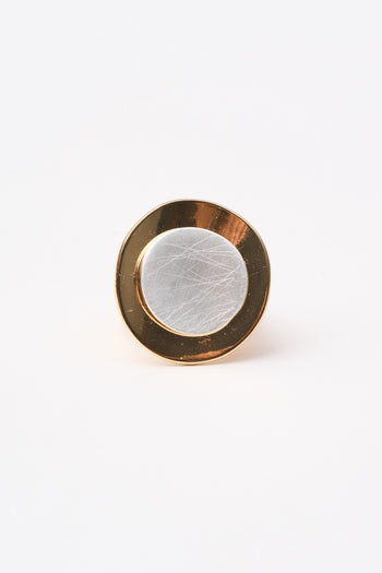 Tre Emme Anelli Oro Madre Perla Bottone Donna - 3