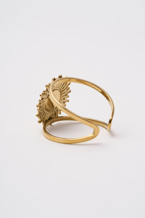 Tre Emme Anelli Oro Madre Perla Sole Donna - 2