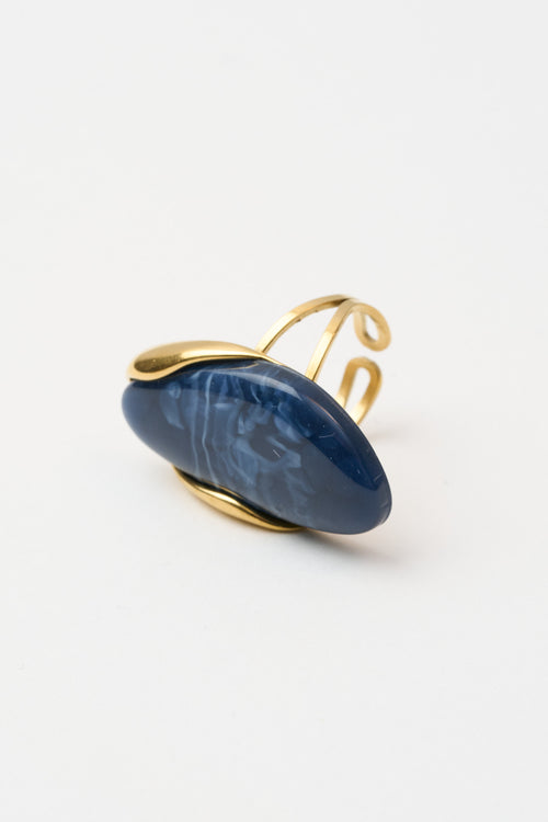 Tre Emme Anelli Oro Blu Donna