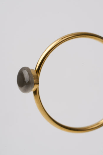 Tre Emme Anelli Oro Goccia Grigio Donna - 3