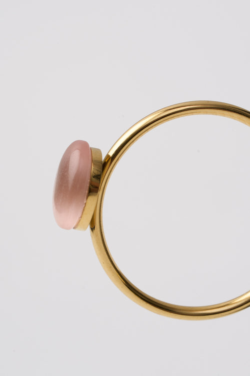 Tre Emme Anelli Oro Rosa Tondo Donna