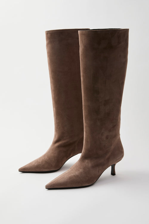 Tre Emme Stivale Taupe Donna - 2