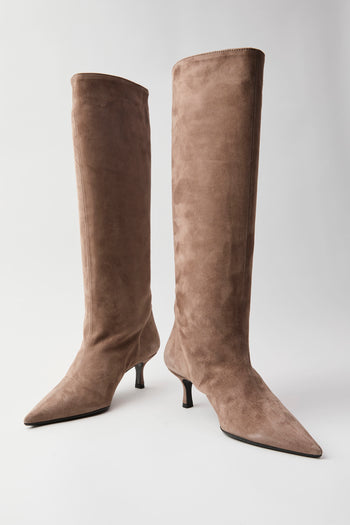 Tre Emme Stivale Taupe Donna - 4