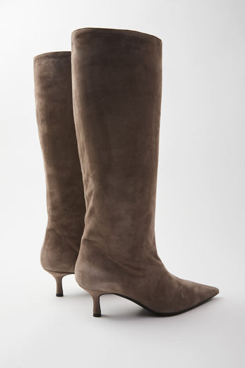 Tre Emme Stivale Taupe Donna - 5