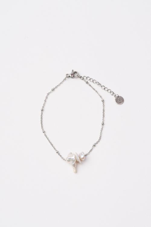 Tre Emme Bracciali Argento+bianco Donna