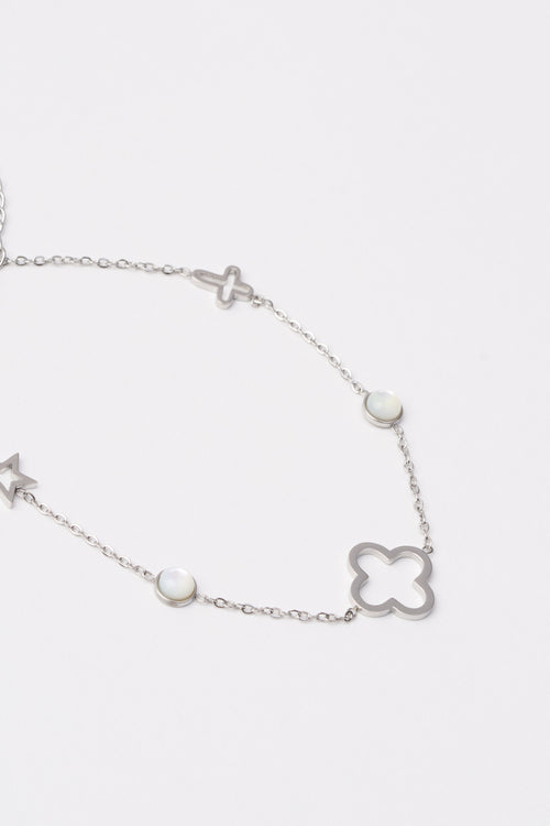 Tre Emme Bracciali Argento+bianco Donna - 2