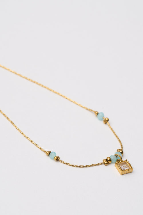 Tre Emme Bracciali Oro+acquamarina Donna - 2