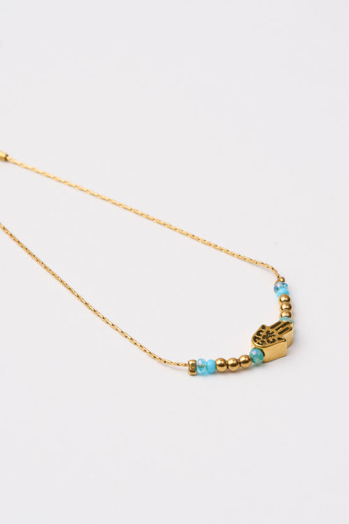 Tre Emme Bracciali Oro+azzurro Donna - 2