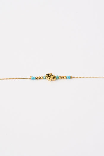 Tre Emme Bracciali Oro+azzurro Donna - 3