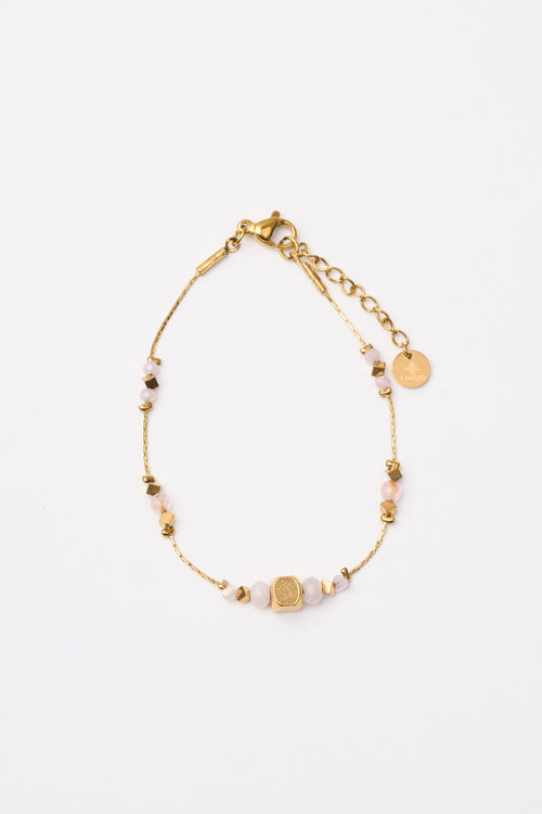 Tre Emme Bracciali Oro+rosa Donna