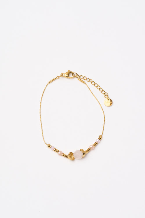 Tre Emme Bracciali Oro+rosa Donna