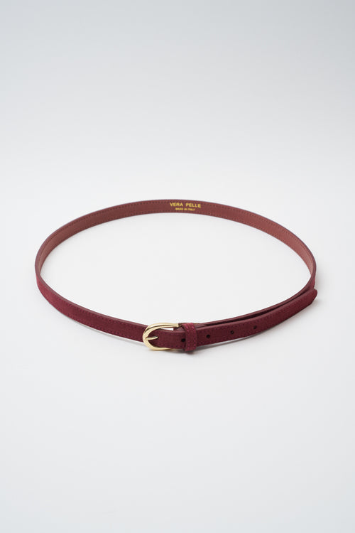 Tre Emme Cintura Bordeaux Donna