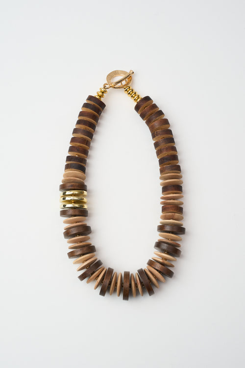 Tre Emme Collane Oro+legno Donna