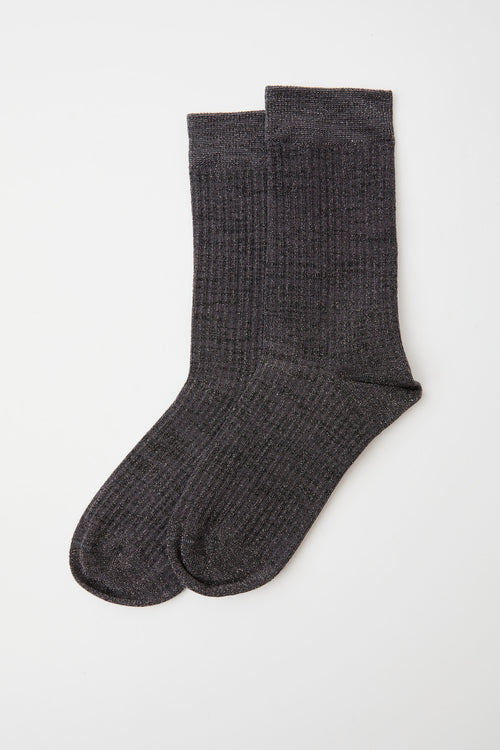 Tre Emme Calzini Grigio Scuro Donna