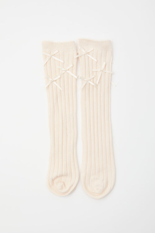 Tre Emme Calzini Beige Donna
