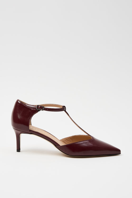 Tre Emme Mary Jane Bordeaux Donna