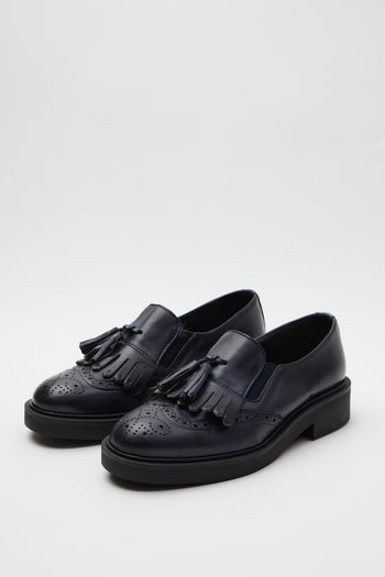 Tre Emme Mocassino Blu Donna - 3