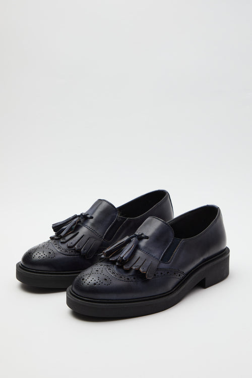 Tre Emme Mocassino Blu Donna - 2