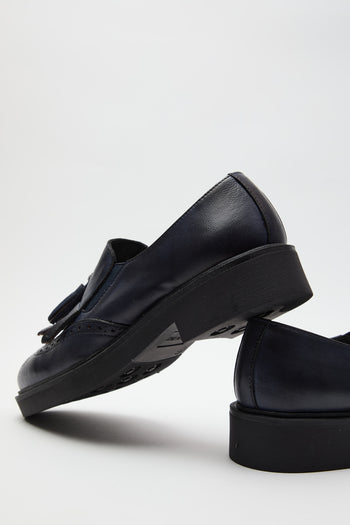 Tre Emme Mocassino Blu Donna - 3