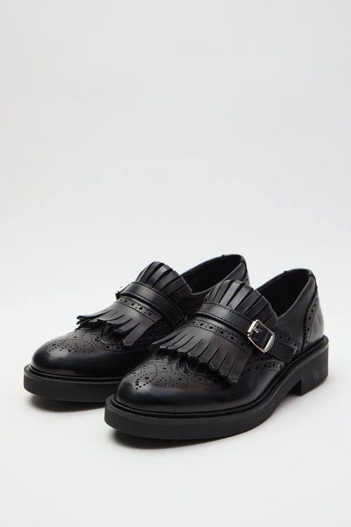 Tre Emme Mocassino Nero Donna - 2