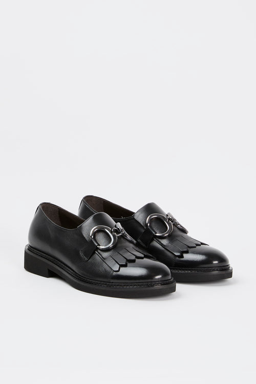 Tre Emme Mocassino Nero Donna - 2
